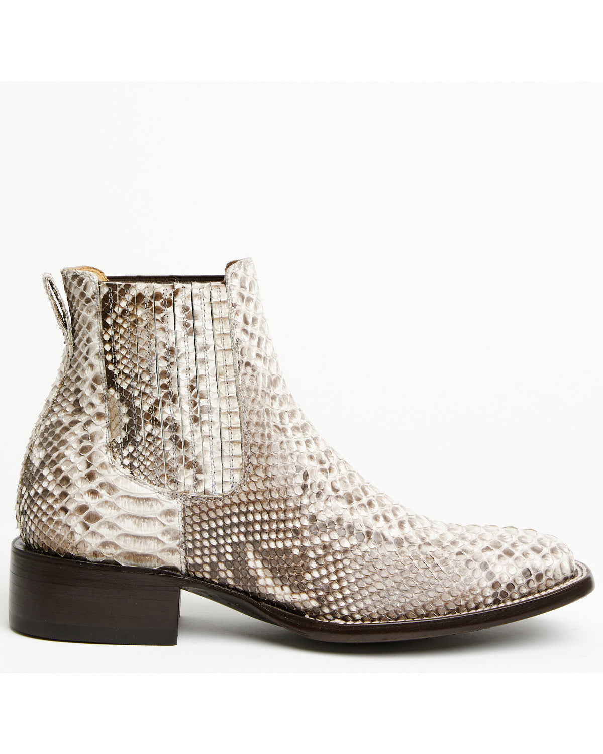 Cody James Men's Hash Exotic Python Western Ankle Boots - Broad Square