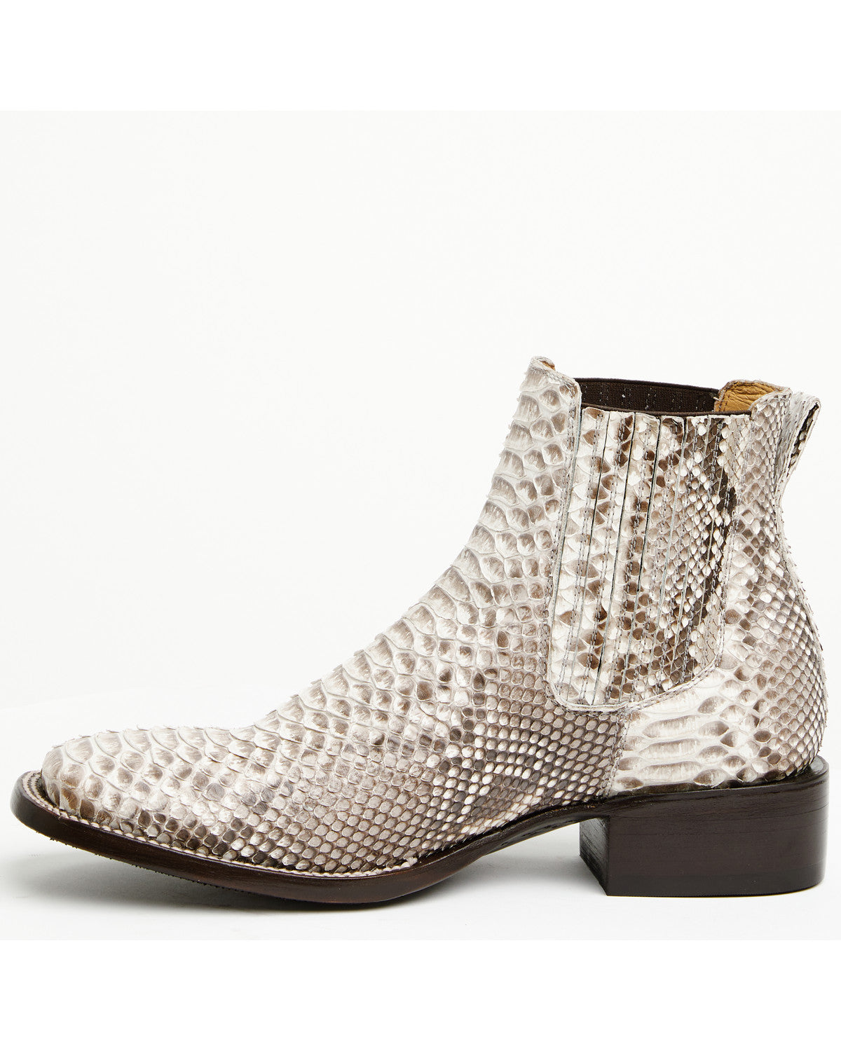 Cody James Men's Hash Exotic Python Western Ankle Boots - Broad Square