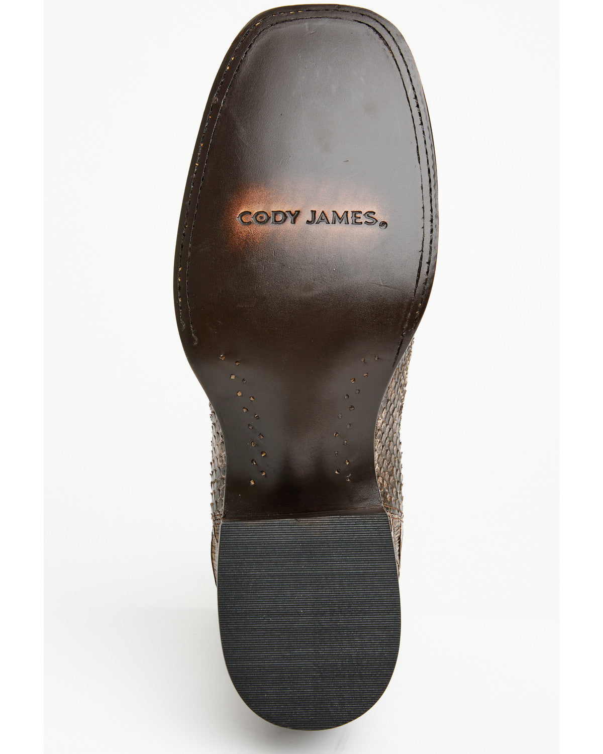 Cody James Men's Hash Exotic Python Western Ankle Boots - Broad Square