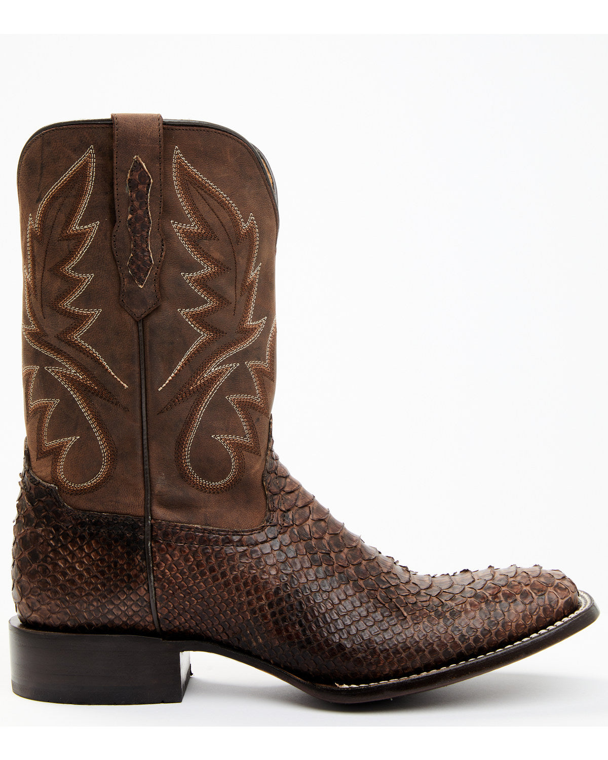 Cody James Men's Exotic Python Western Boots - Broad Square Toe