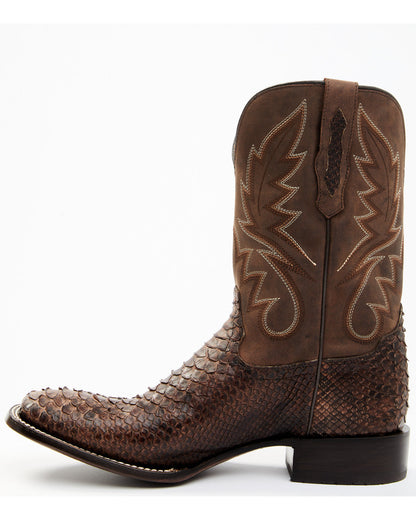 Cody James Men's Exotic Python Western Boots - Broad Square Toe