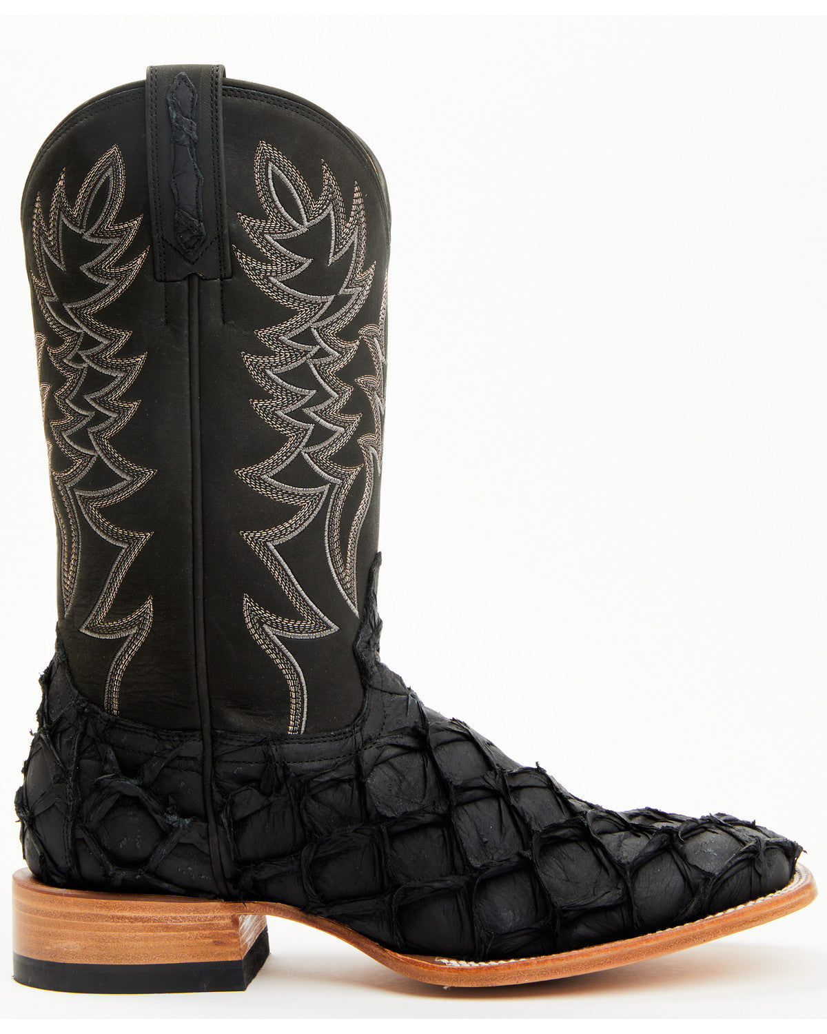 Cody James Men's Exotic Pirarucu Western Boots - Broad Square Toe