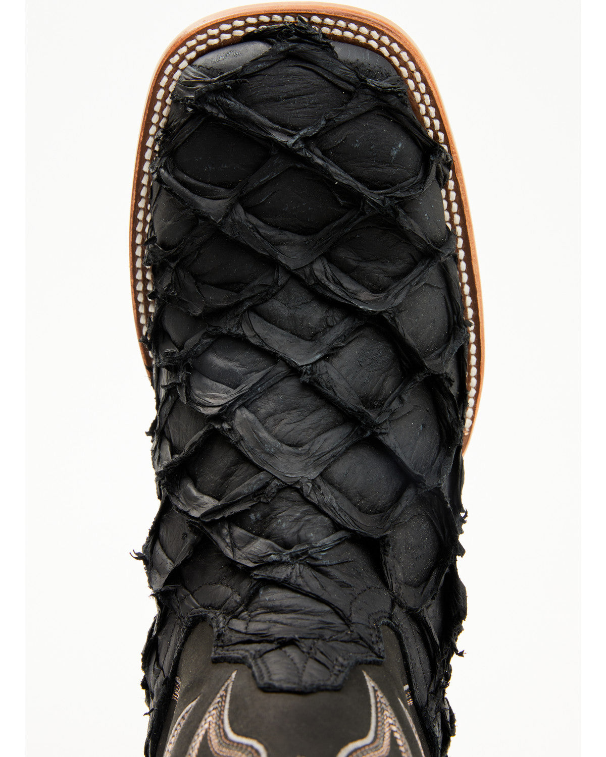 Cody James Men's Exotic Pirarucu Western Boots - Broad Square Toe