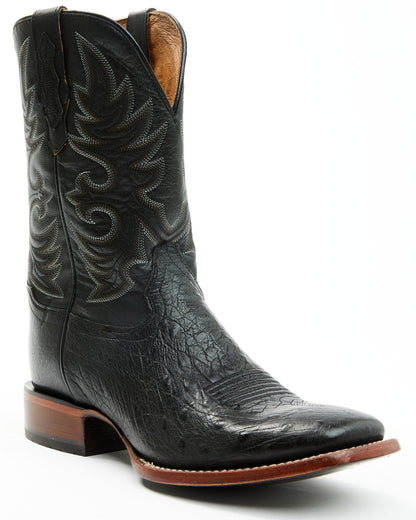 Cody James Men's Exotic Smooth Ostrich Western Boots - Broad Square To