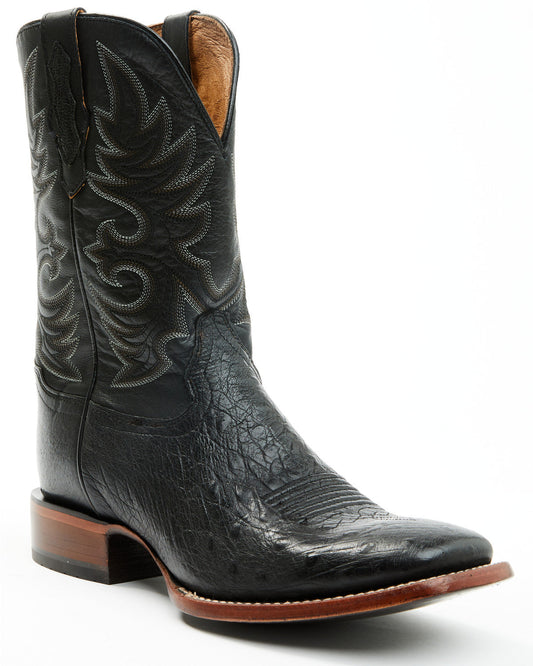 Cody James Men's Exotic Smooth Ostrich Western Boots - Broad Square To