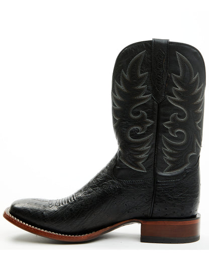 Cody James Men's Exotic Smooth Ostrich Western Boots - Broad Square To