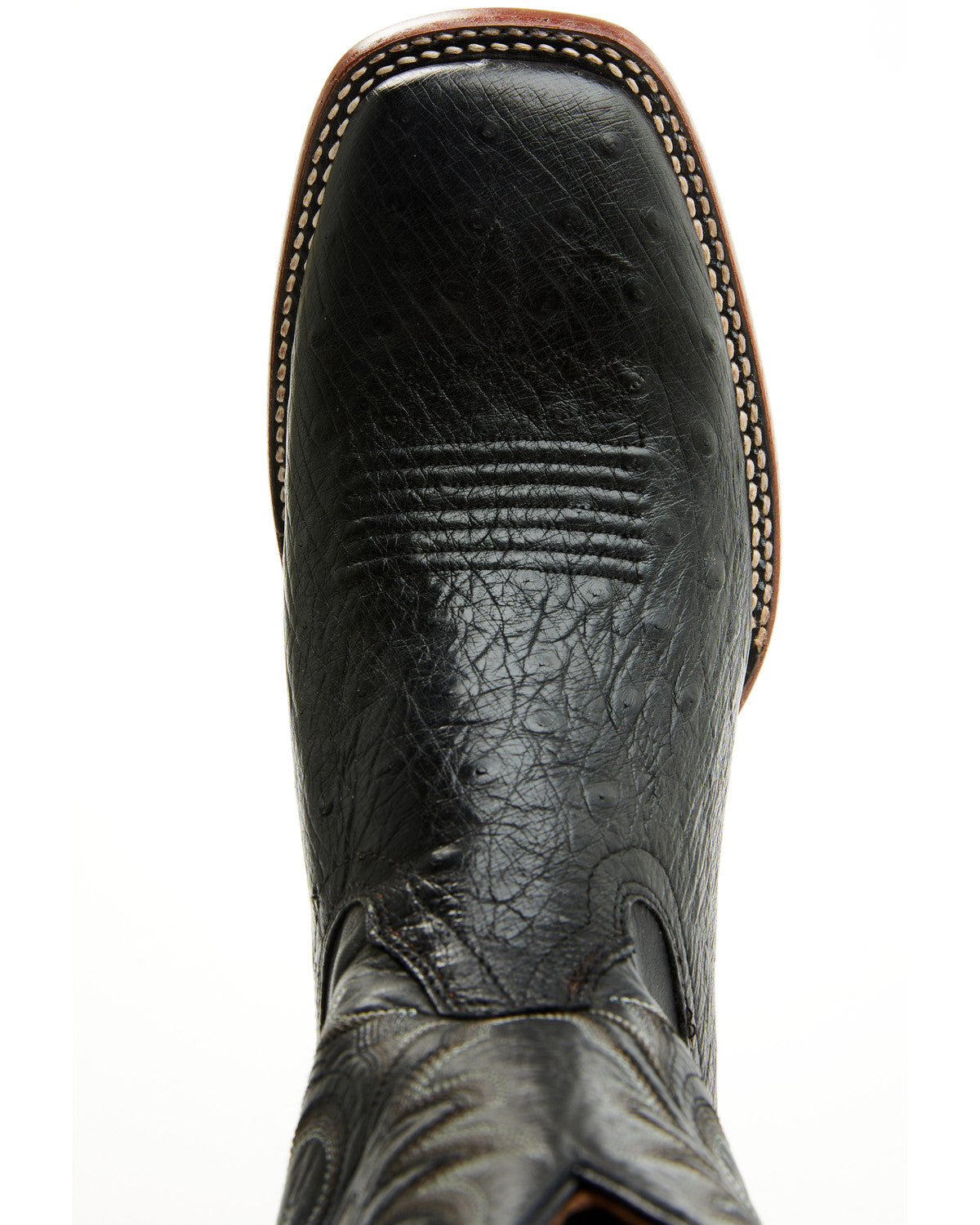 Cody James Men's Exotic Smooth Ostrich Western Boots - Broad Square To