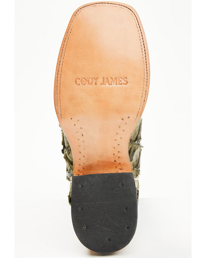 Cody James Men's Malaga Exotic Pirarucu Western Boots - Broad Square T