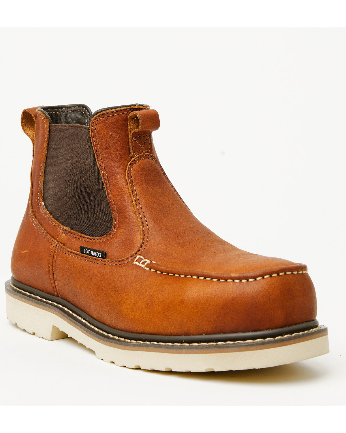 Cody James Men's Moc Chelsea Work Boots - Composite Toe
