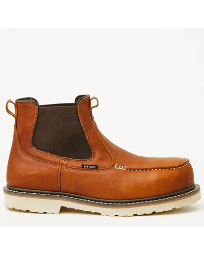 Cody James Men's Moc Chelsea Work Boots - Composite Toe