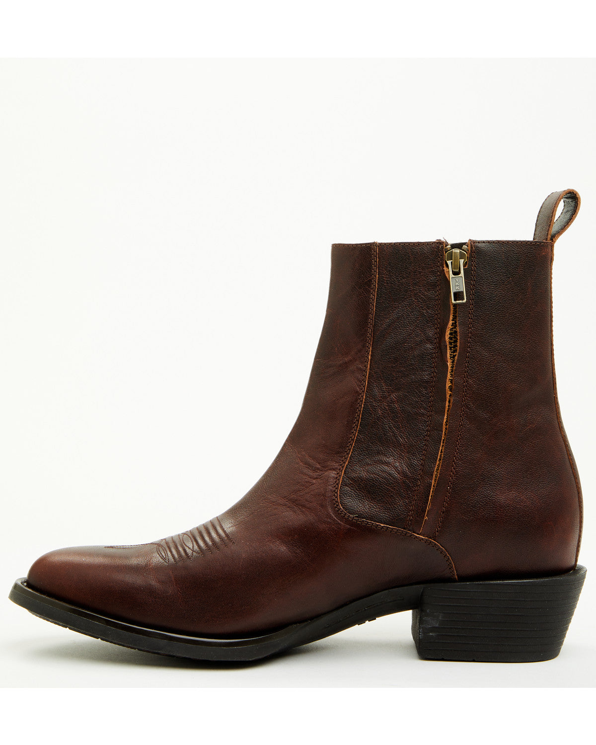 Cody James Men's Larsen Western Ankle Boots - Round Toe