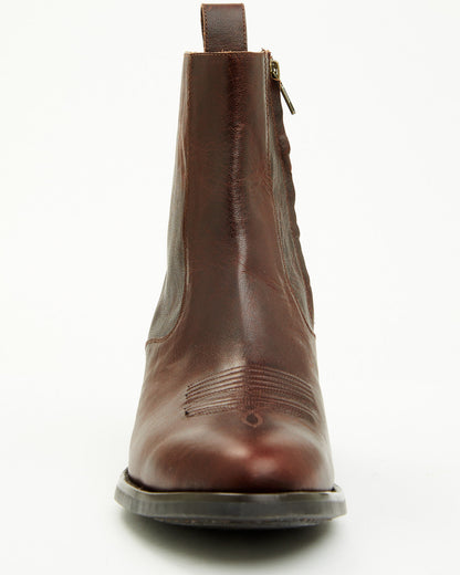 Cody James Men's Larsen Western Ankle Boots - Round Toe