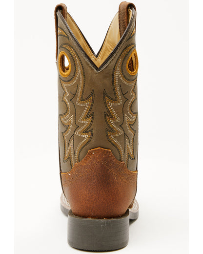 Cody James Boys' Buck Western Boots - Broad Square Toe