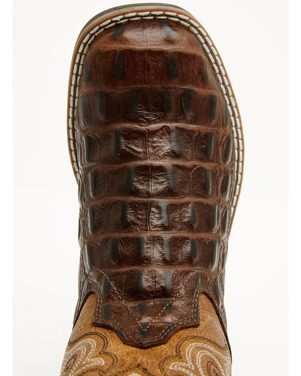 Cody James Boys' Dale Crocodile Print Western Boots - Broad Square Toe