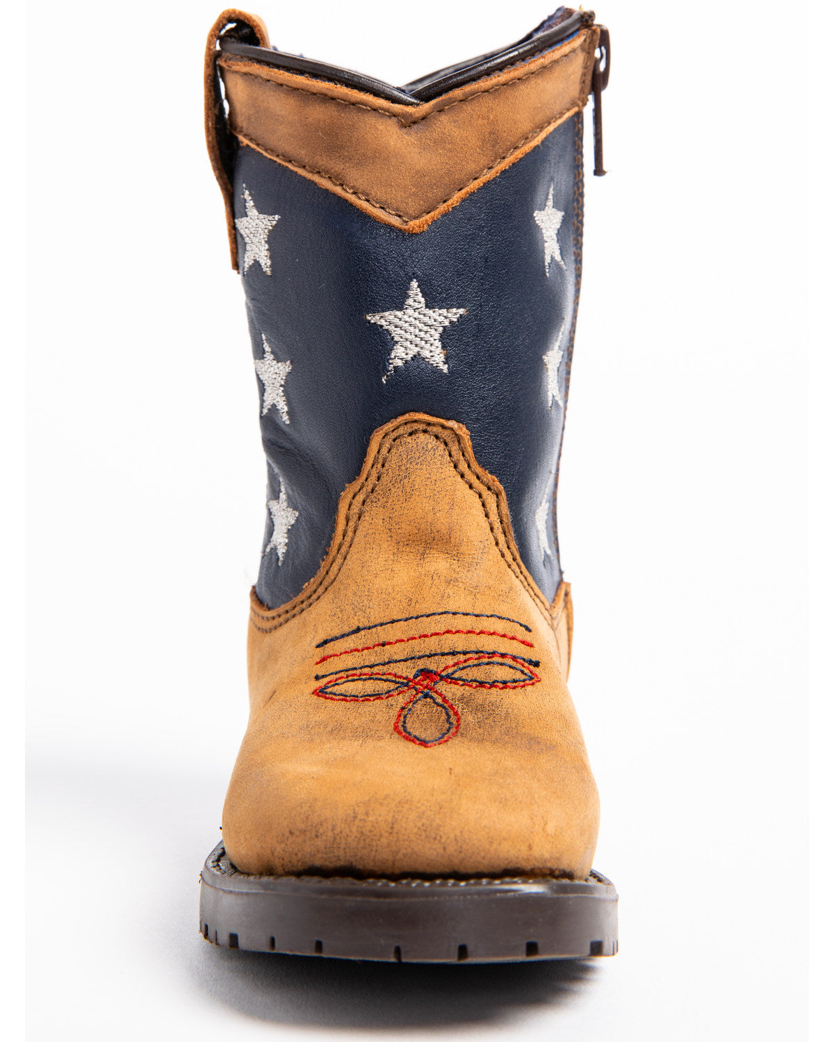 Cody James Toddler Boys' USA Flag Western Boots - Broad Square Toe