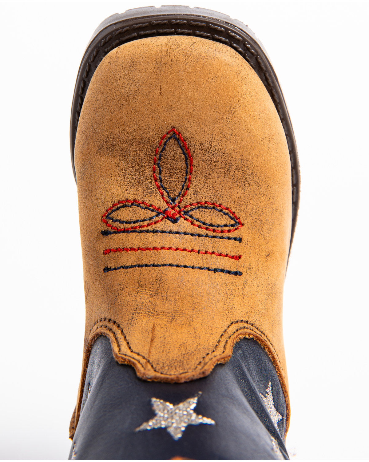 Cody James Toddler Boys' USA Flag Western Boots - Broad Square Toe