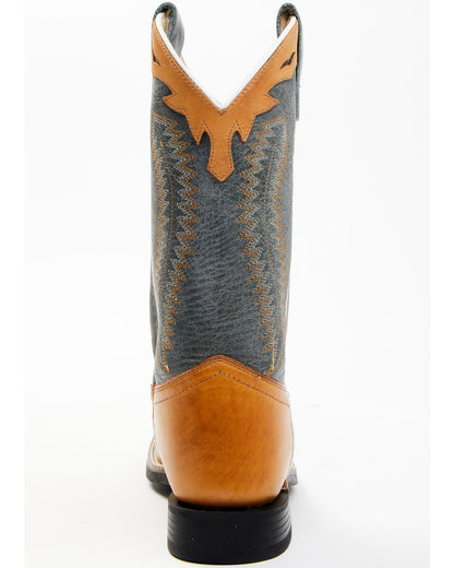 Cody James Boys' Barnwood Western Boots - Square Toe