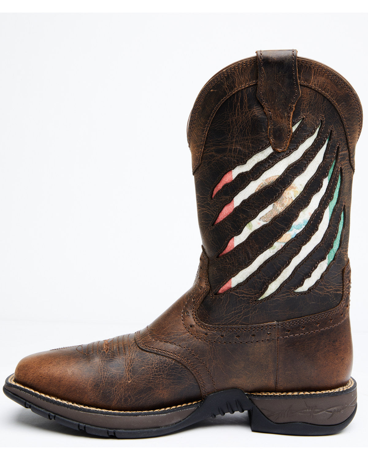 Cody James Men's Scratch Mexico Flag Lite Performance Western Boots -