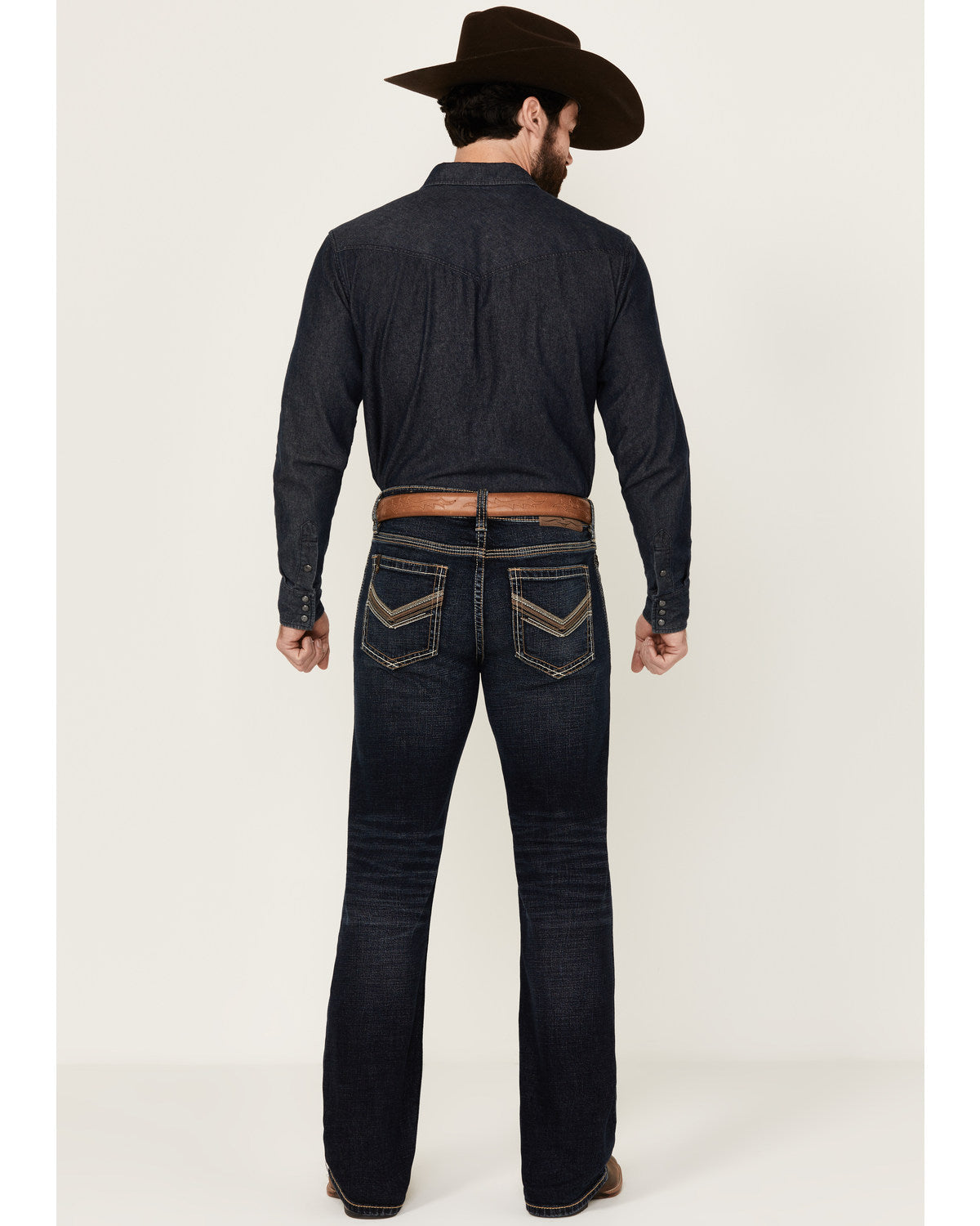 Cody James Men's Night Ranger Wash Wyatt Slim Bootcut Stretch Denim Je
