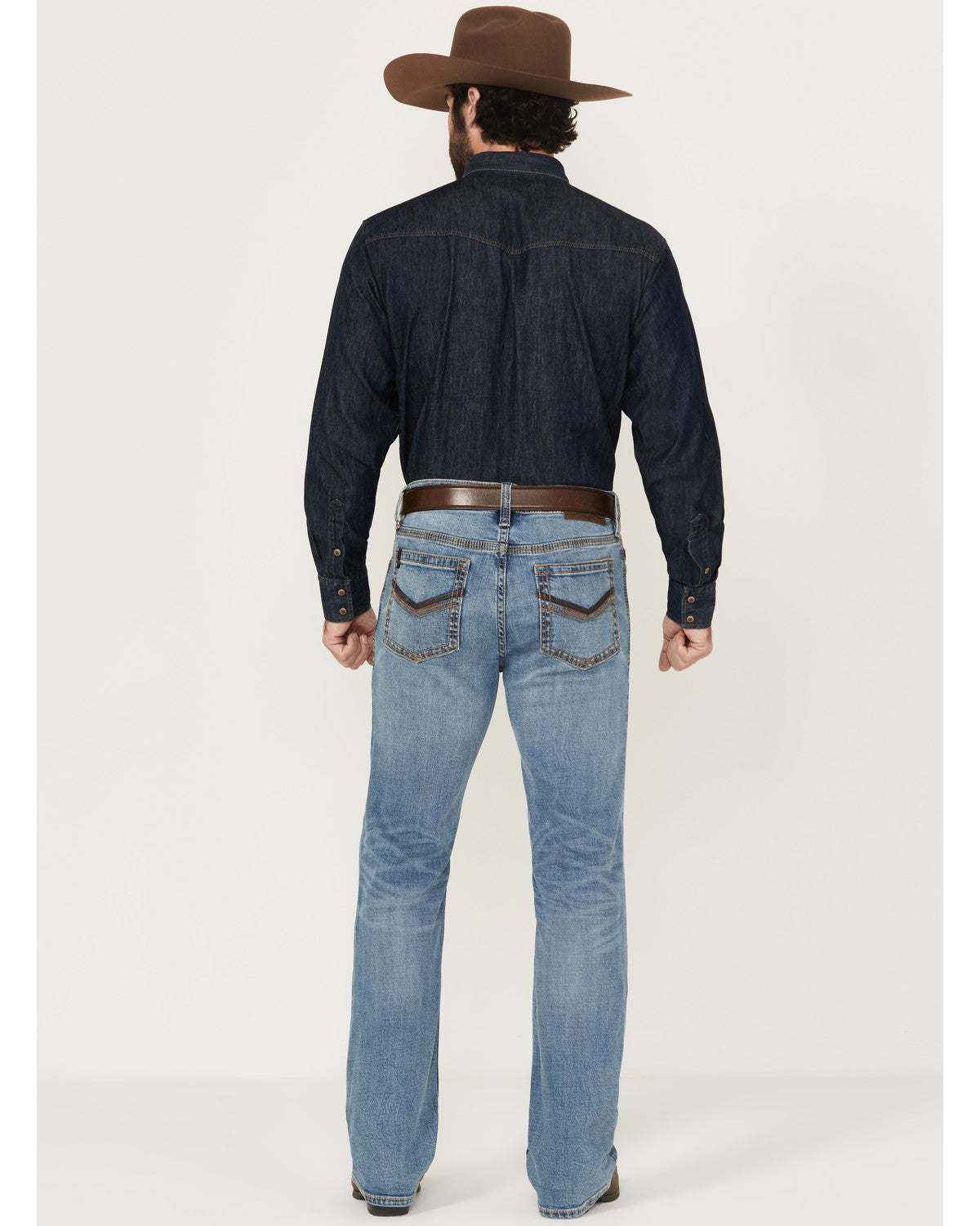 Cody James Men's Highland Wash Wyatt Slim Bootcut Stretch Denim Jeans