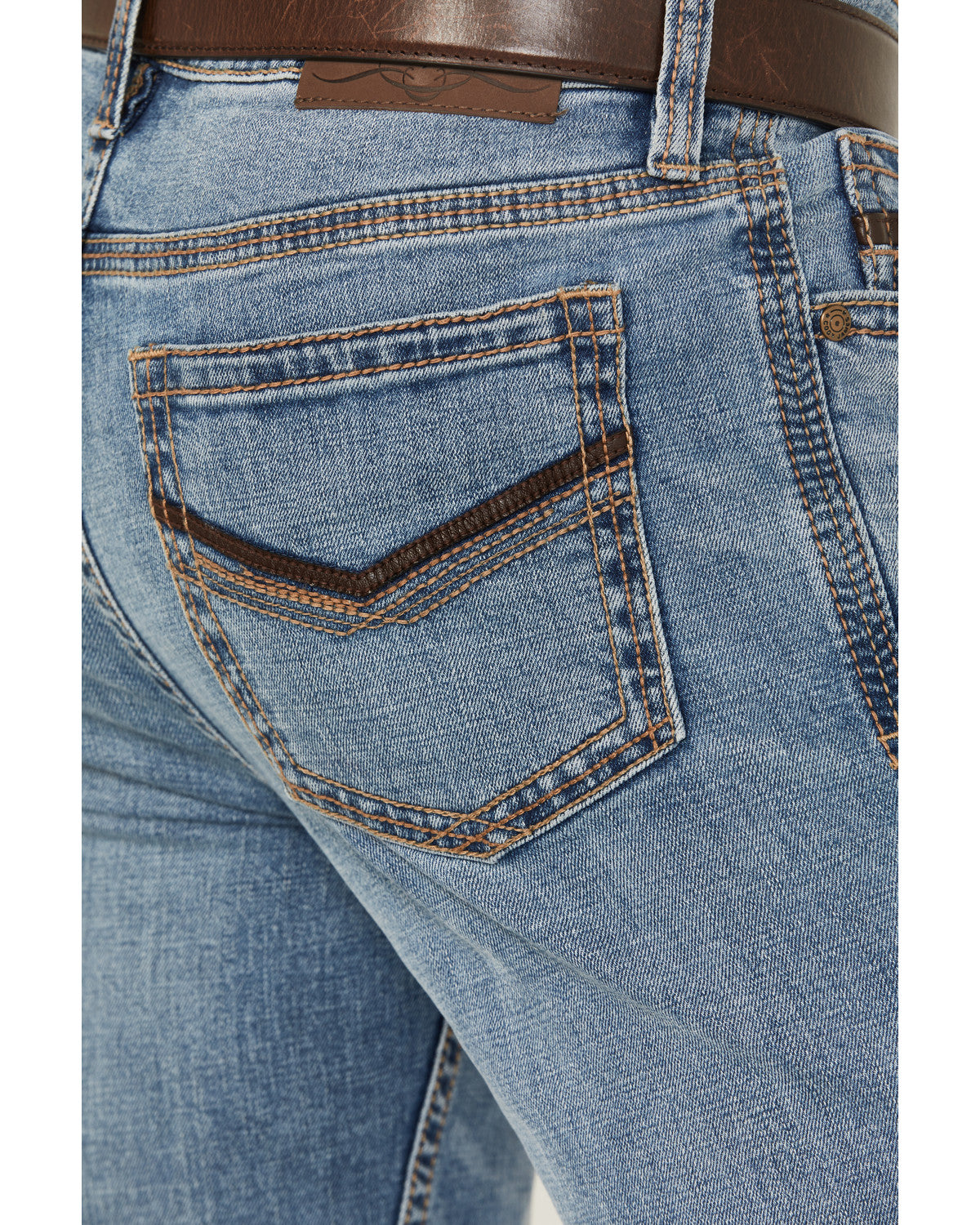 Cody James Men's Highland Wash Wyatt Slim Bootcut Stretch Denim Jeans