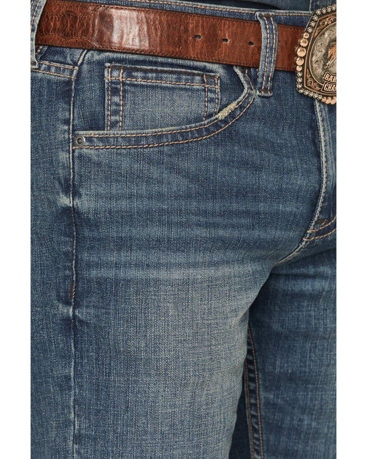 Cody James Men's Grullo Wash Wyatt Slim Bootcut Stretch Denim Jeans