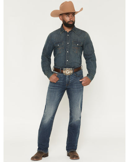 Cody James Men's Eastwood Wash Jackson Slim Straight Stretch Concealed