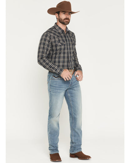Cody James Men's Rowdy Wash Jackson Slim Straight Stretch Denim Jeans