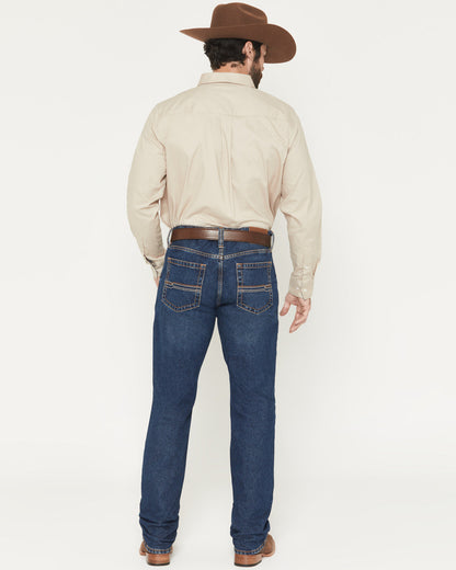 Cody James Men's Dakota Wash Jackson Slim Straight Rigid Denim Jeans