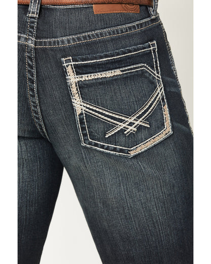 Cody James Men's Cayanne Wash Duke Relaxed Bootcut Stretch Denim Jeans