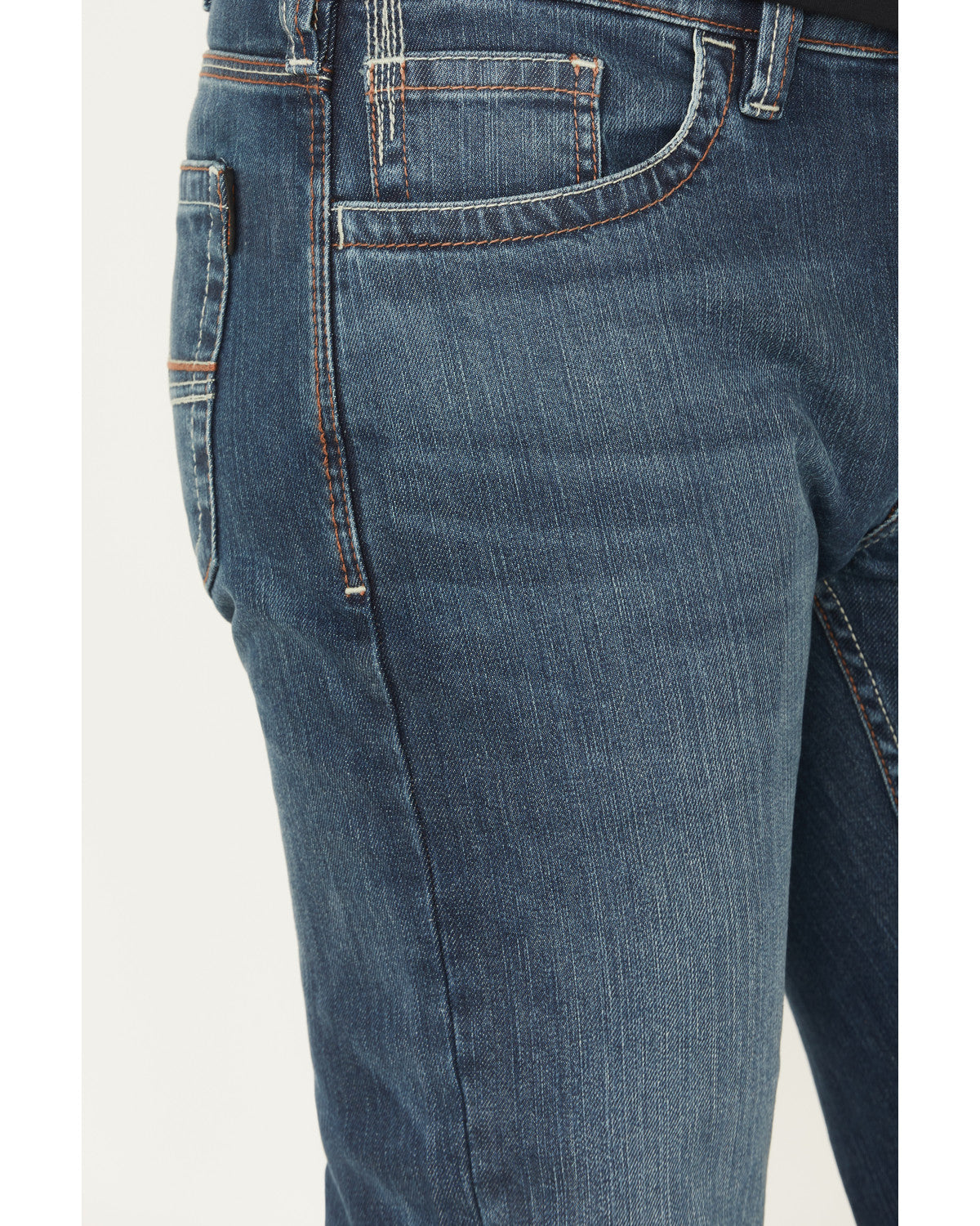 Cody James Men's FR Medium Wash Bozeman Slim Bootcut Stretch Denim Wor