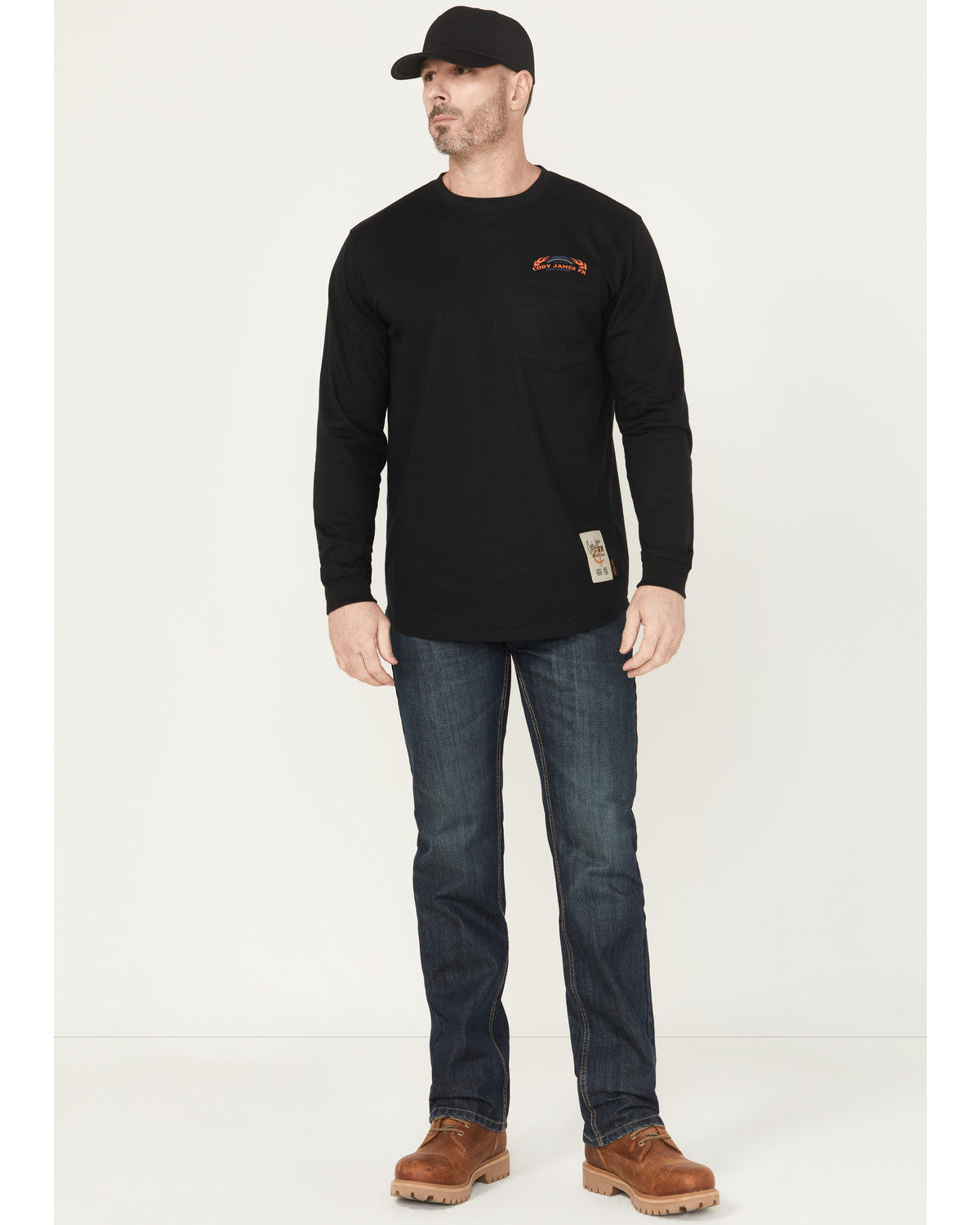 Cody James Men's FR Canter Dark Wash Straight Denim Jeans - Big