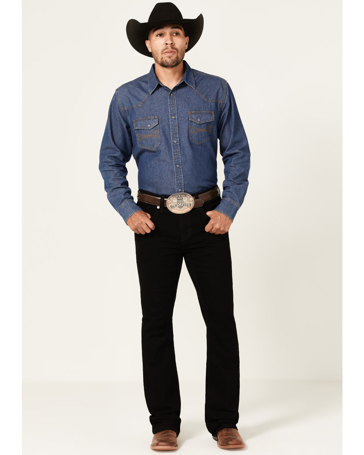 Cody James Men's Night Rider Wash Wyatt Slim Bootcut Stretch Denim Jea
