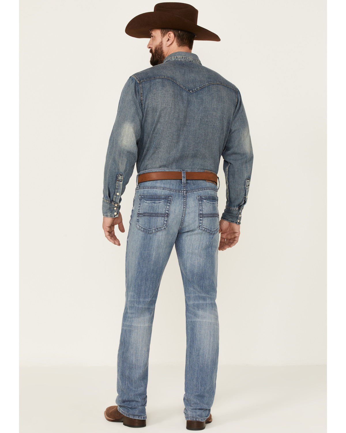 Cody James Men's Buckskin Wash Jackson Slim Straight Stretch Denim Jea