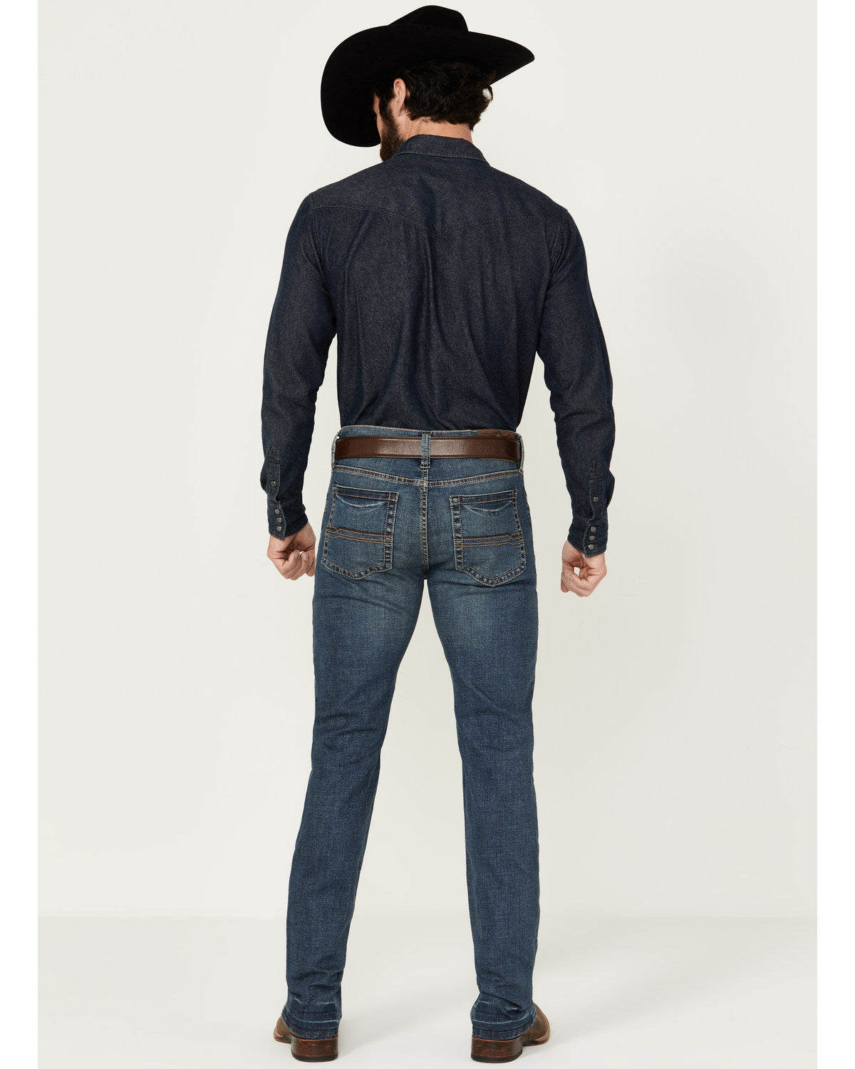 Cody James Men's Grullo Wash Jackson Slim Straight Stretch Denim Jeans