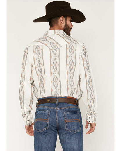 Cody James Men's Cowboy Boogie Southwestern Stripe Print Long Sleeve S