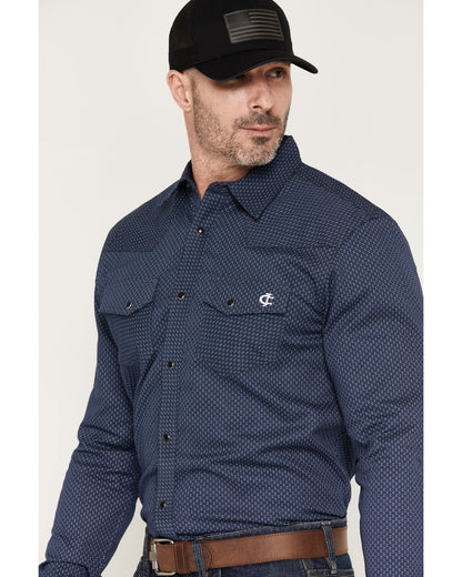Cody James Men's FR Medora Print Long Sleeve Snap Stretch Western Work