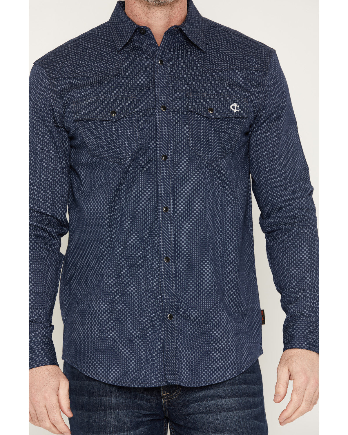 Cody James Men's FR Medora Print Long Sleeve Snap Stretch Western Work