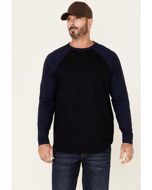 Cody James Men's FR Blocked Baseball Long Sleeve Work Shirt