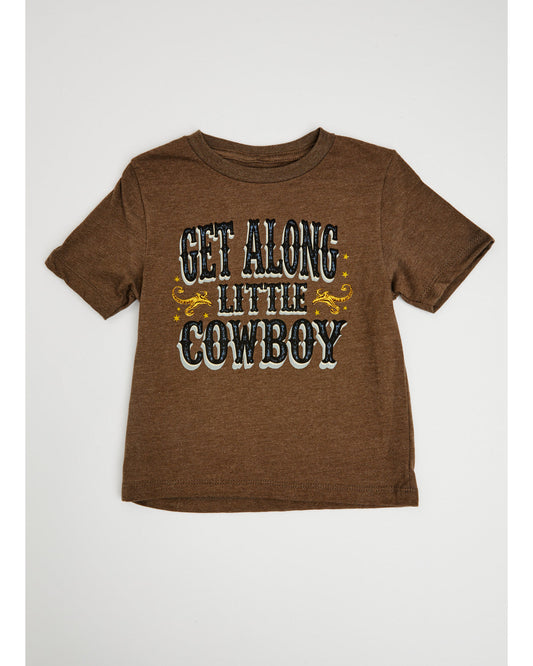 Cody James Toddler Boys' Get Along Little Cowboy Short Sleeve Graphic