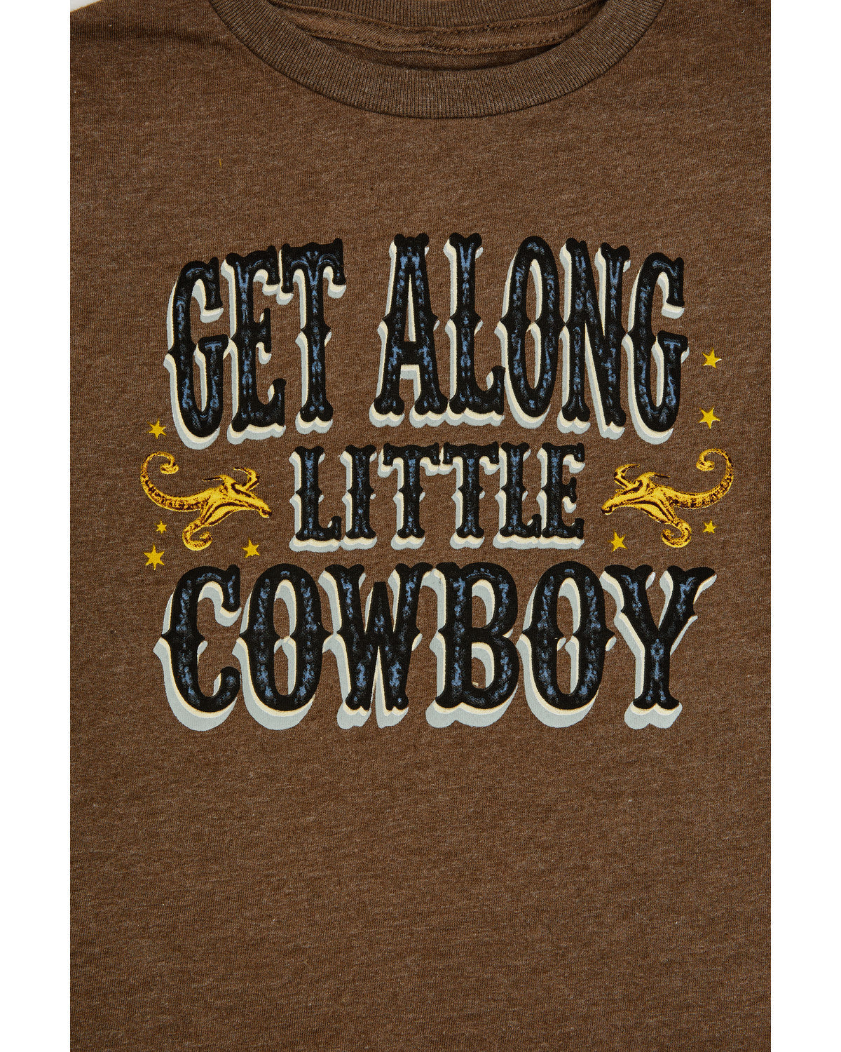 Cody James Toddler Boys' Get Along Little Cowboy Short Sleeve Graphic