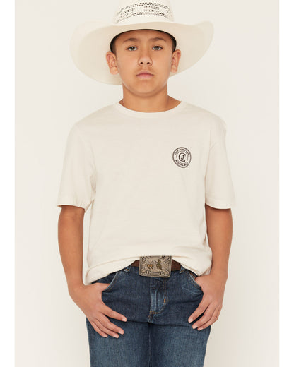 Cody James Boy's Original Cowboy Logo Short Sleeve Graphic T-Shirt