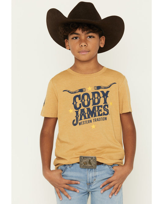 Cody James Boys' Logo Short Sleeve Graphic T-Shirt
