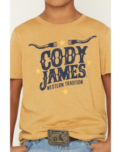 Cody James Boys' Logo Short Sleeve Graphic T-Shirt
