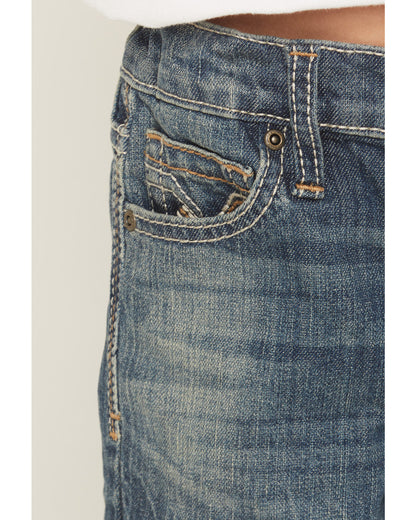Cody James Little Boys' Texas Dark Wash Relaxed Bootcut Stretch Denim
