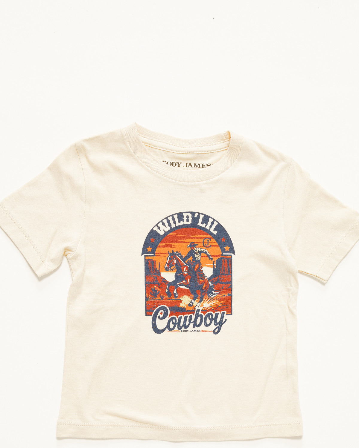 Cody James Toddler Boys' Wild Lil Cowboy Short Sleeve Graphic T-Shirt
