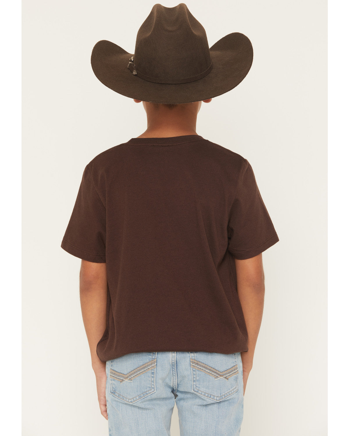 Cody James Boys' USA Steerhead Short Sleeve Graphic T-Shirt
