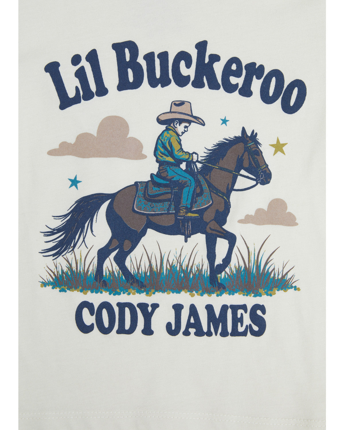 Cody James Toddler Boys' Lil Buckaroo Short Sleeve Graphic T-Shirt