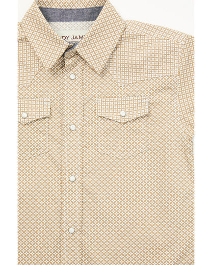 Cody James Toddler Boys' Grill and Greet Medallion Print Short Sleeve