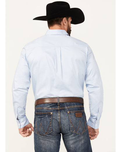 Cody James Men's Performance Twill Solid Long Sleeve Button-Down Weste